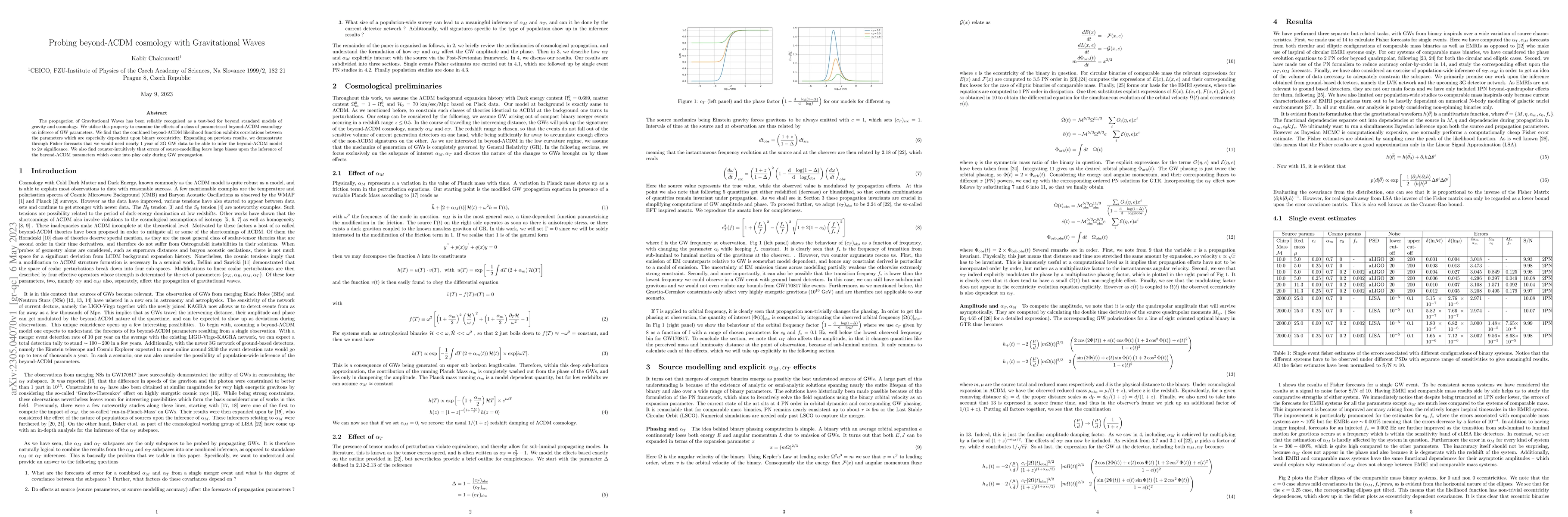 Thumbnail for Probing beyond-$\Lambda$CDM cosmology with Gravitational Waves