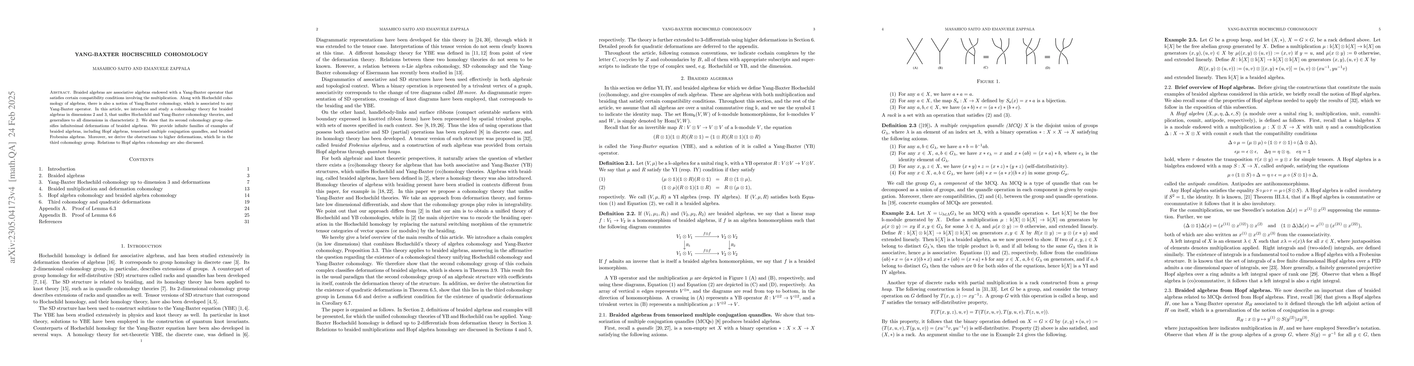 Thumbnail for Yang-Baxter Hochschild Cohomology