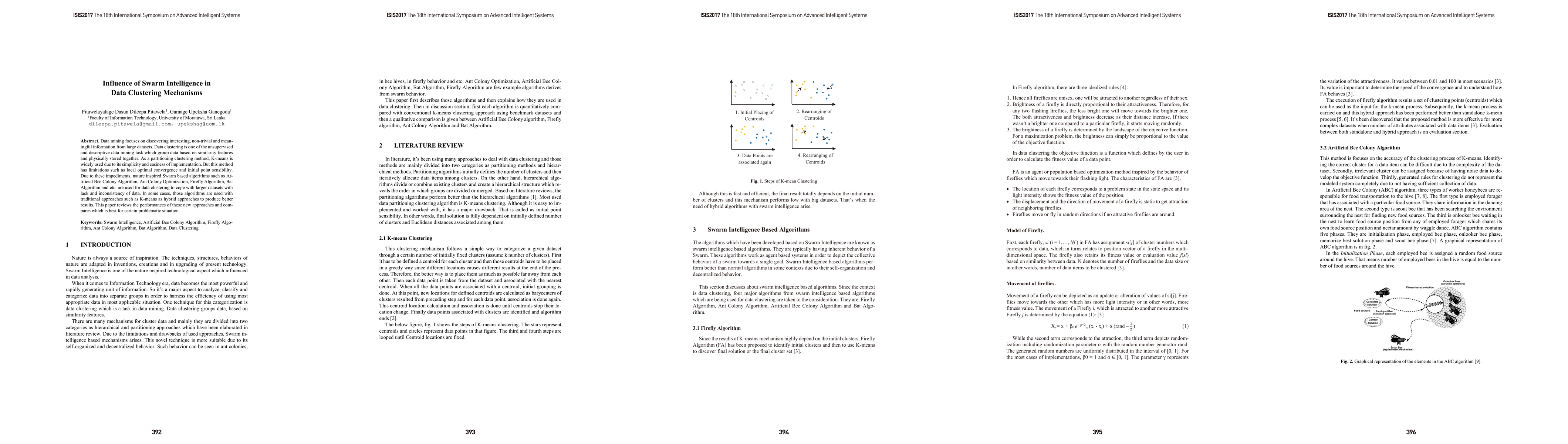 Thumbnail for Influence of Swarm Intelligence in Data Clustering Mechanisms