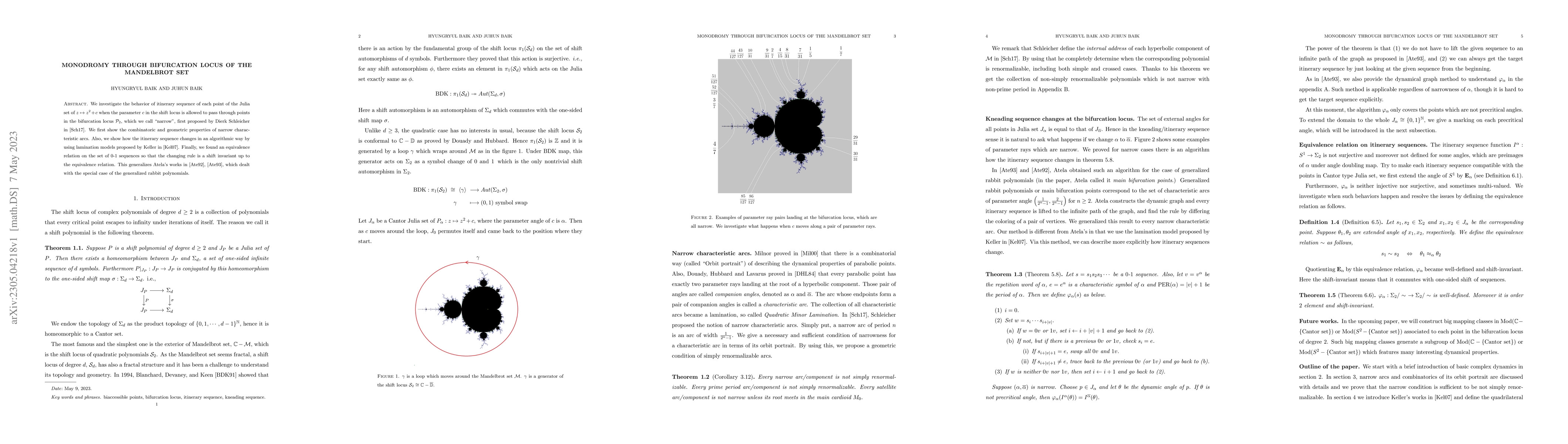 Thumbnail for Monodromy through bifurcation locus of the Mandelbrot set