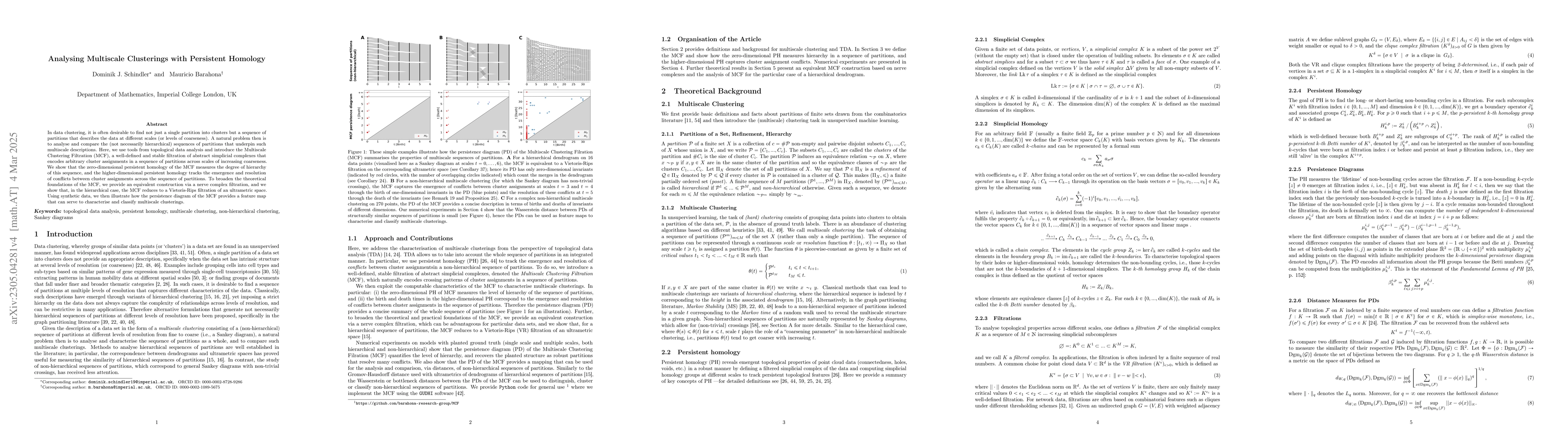 Thumbnail for Persistent Homology of the Multiscale Clustering Filtration