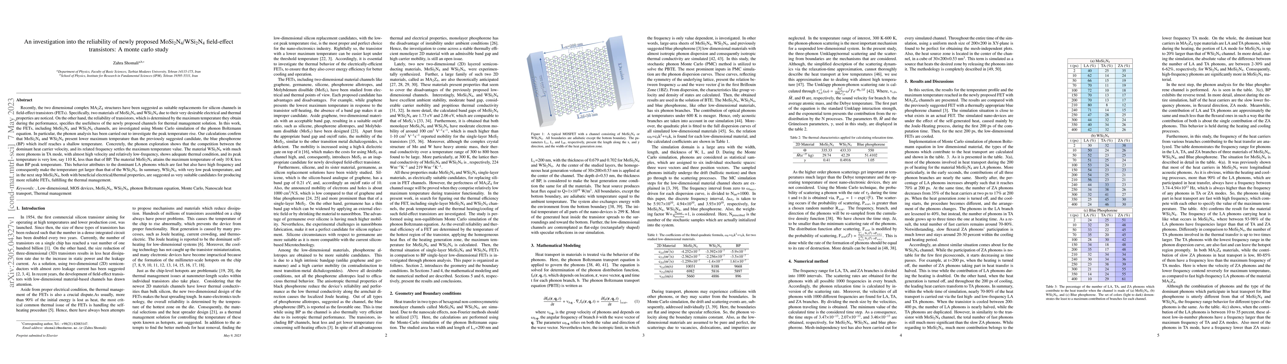 Thumbnail for An investigation into the reliability of newly proposed
  MoSi$_2$N$_4$/WSi$_2$N$_4$ field-effect transistors: A monte carlo study