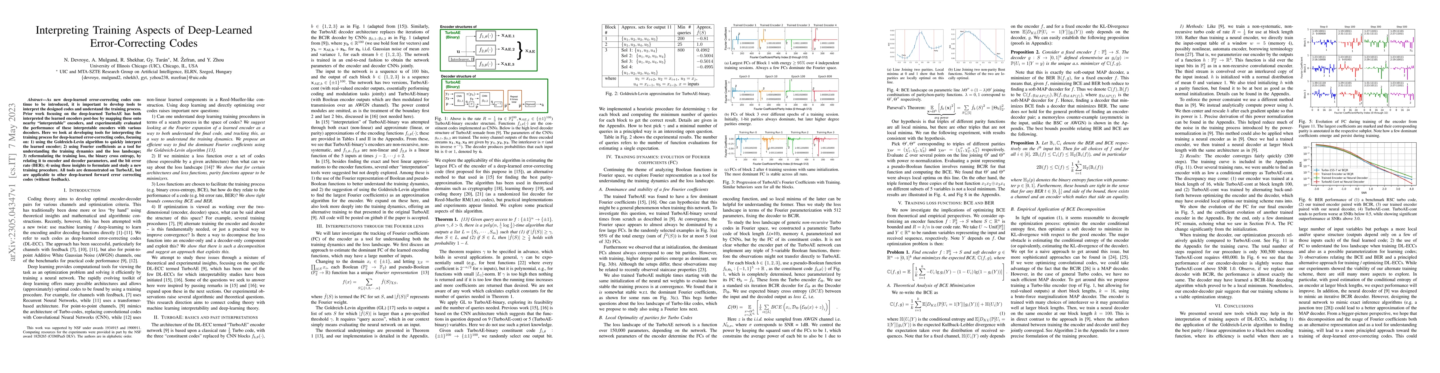 Thumbnail for Interpreting Training Aspects of Deep-Learned Error-Correcting Codes