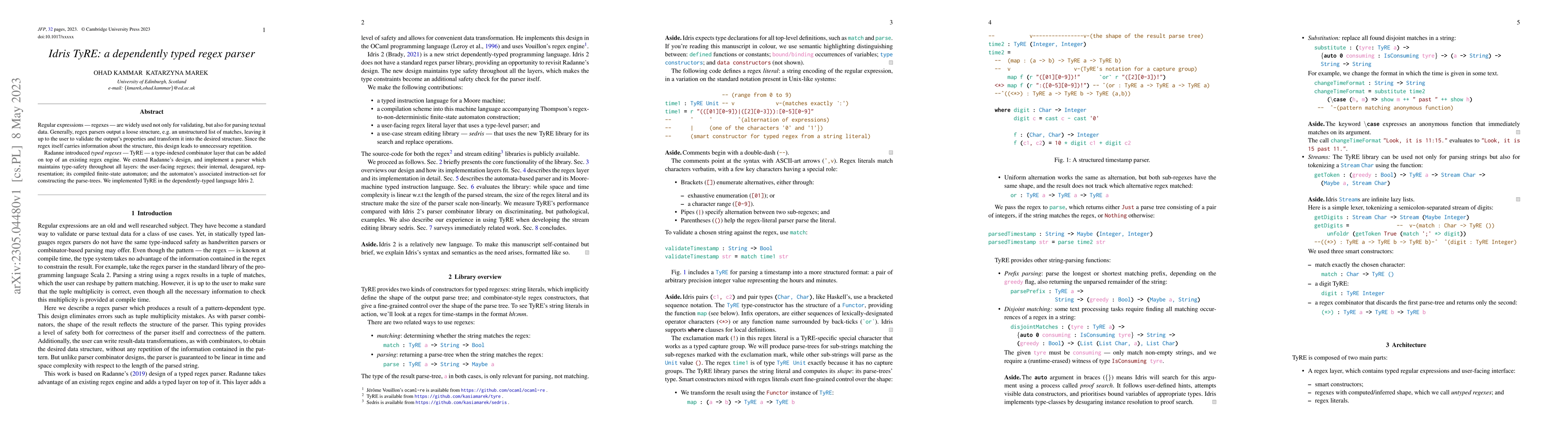 Thumbnail for Idris TyRE: a dependently typed regex parser