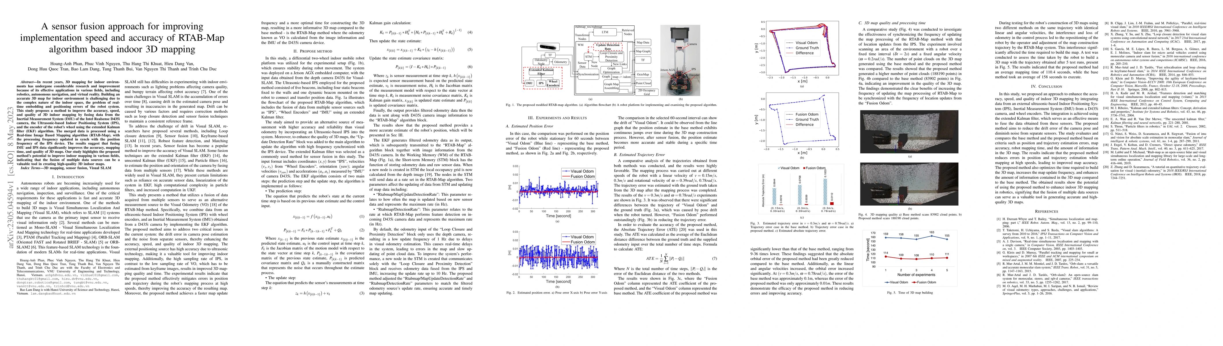 Thumbnail for A sensor fusion approach for improving implementation speed and accuracy
  of RTAB-Map algorithm based indoor 3D mapping