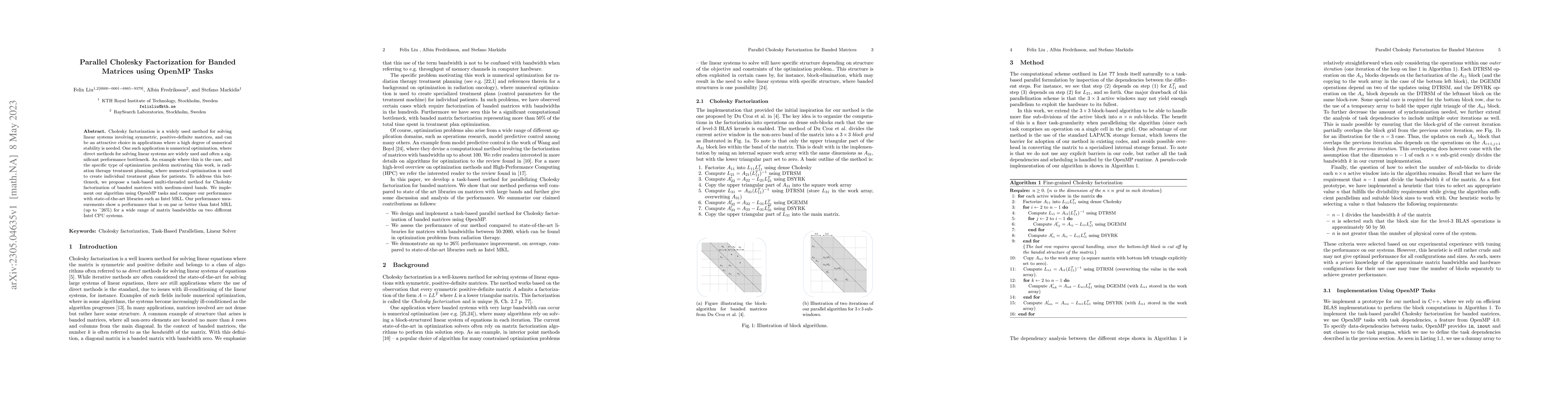 Thumbnail for Parallel Cholesky Factorization for Banded Matrices using OpenMP Tasks