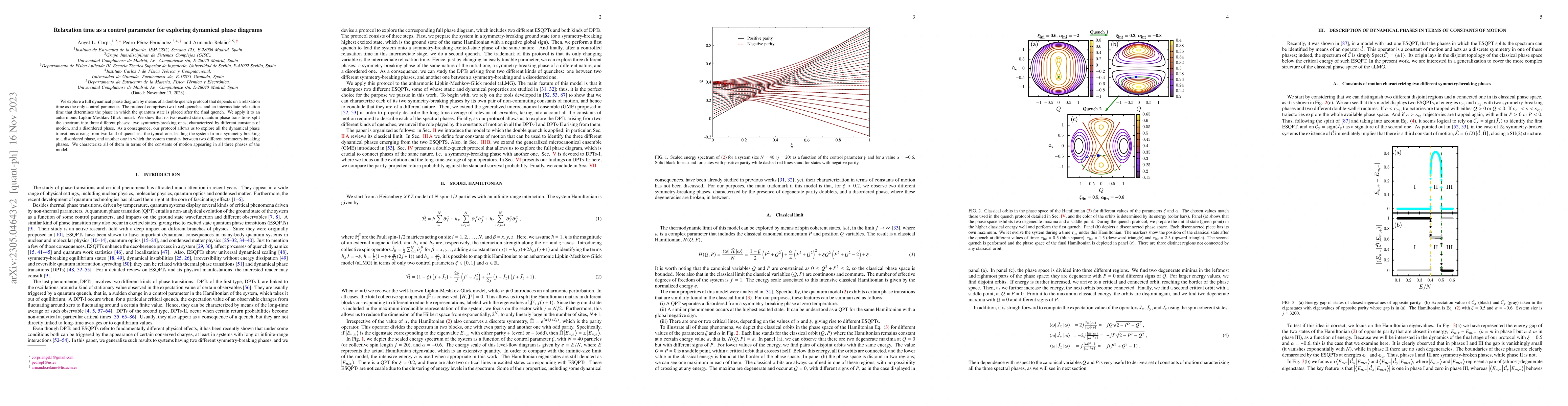 Thumbnail for Relaxation time as a control parameter for exploring dynamical phase
  diagrams
