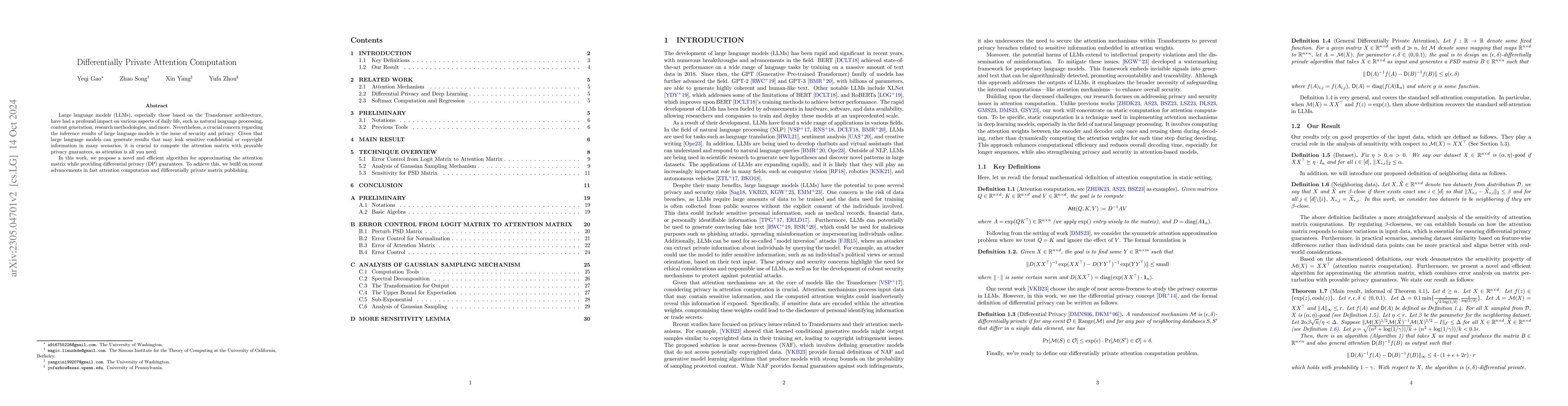 Thumbnail for Differentially Private Attention Computation