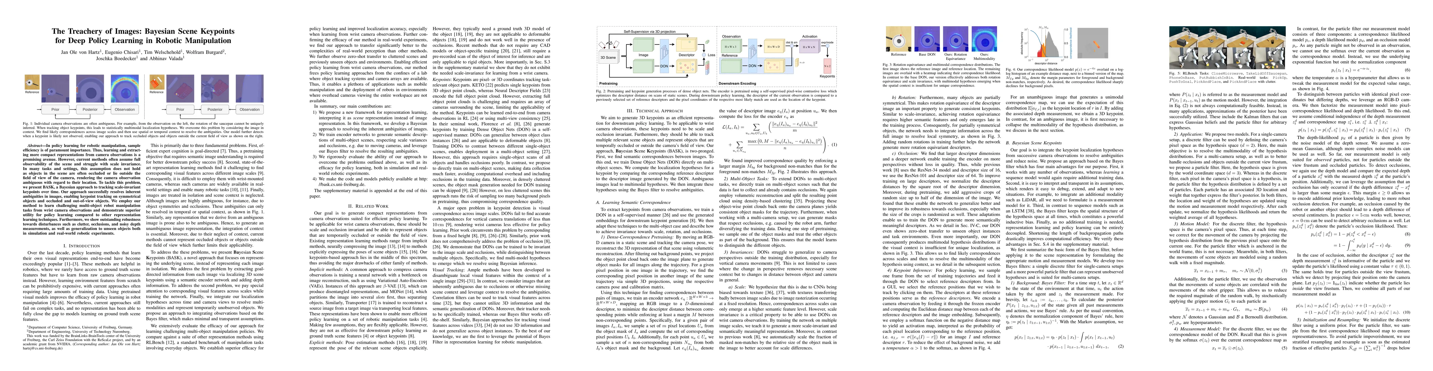 Thumbnail for The Treachery of Images: Bayesian Scene Keypoints for Deep Policy
  Learning in Robotic Manipulation