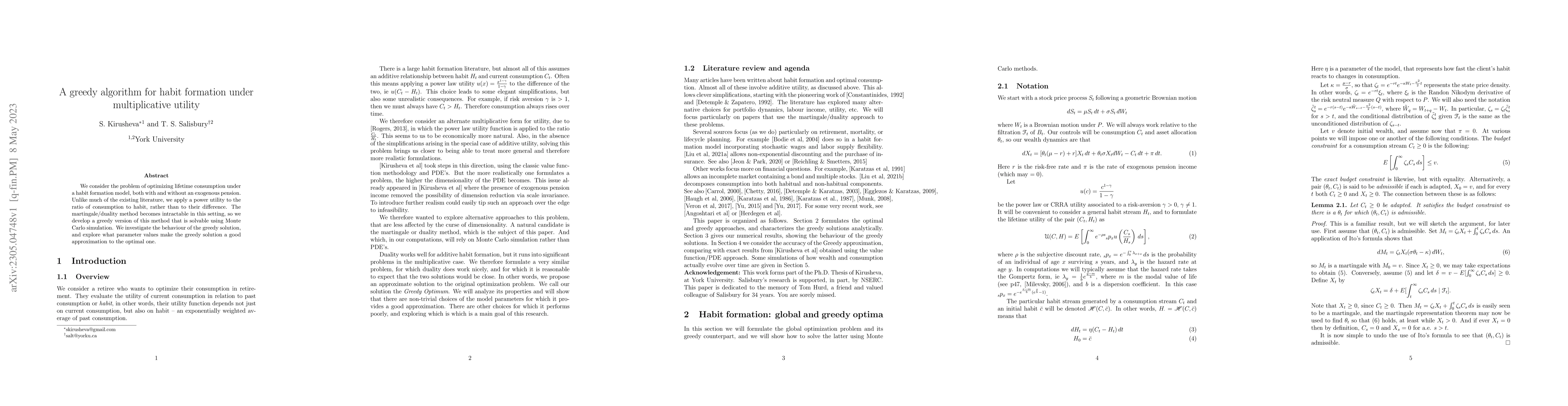 Thumbnail for A greedy algorithm for habit formation under multiplicative utility