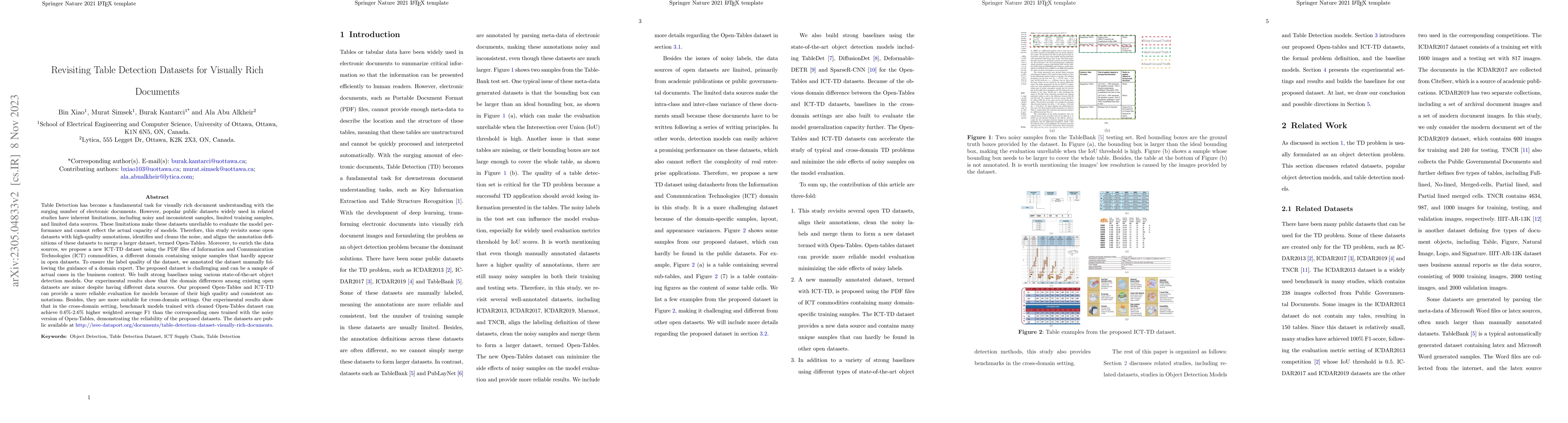 Thumbnail for Revisiting Table Detection Datasets for Visually Rich Documents