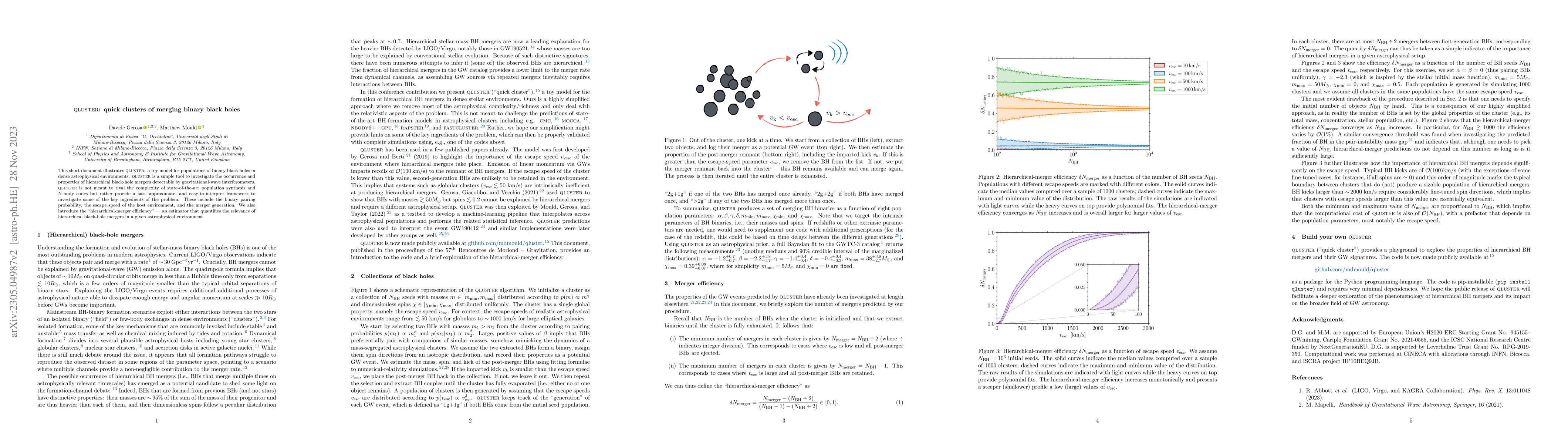 Thumbnail for QLUSTER: quick clusters of merging binary black holes