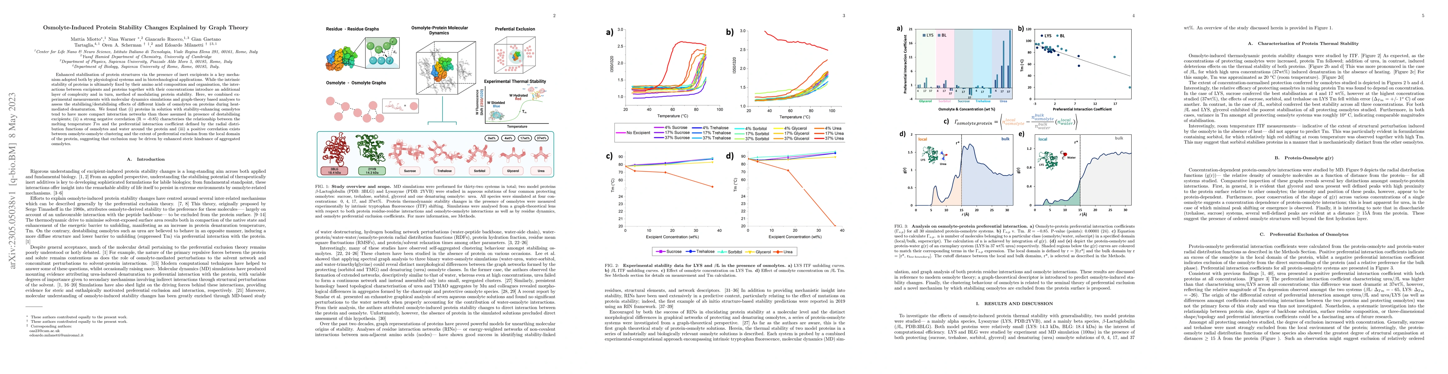 Thumbnail for Osmolyte-Induced Protein Stability Changes Explained by Graph Theory