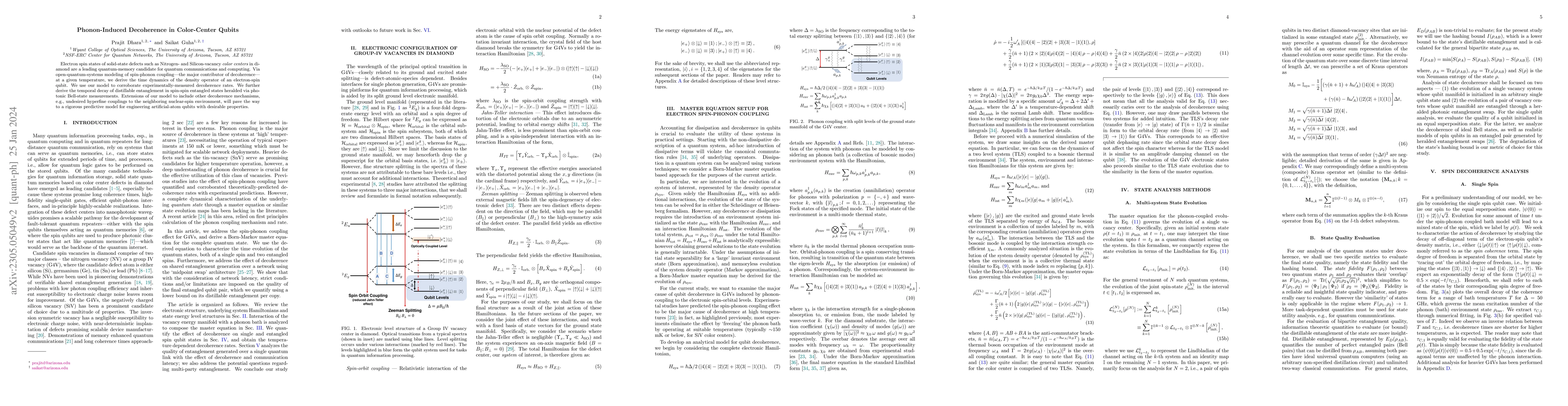 Thumbnail for Phonon-Induced Decoherence in Color-Center Qubits