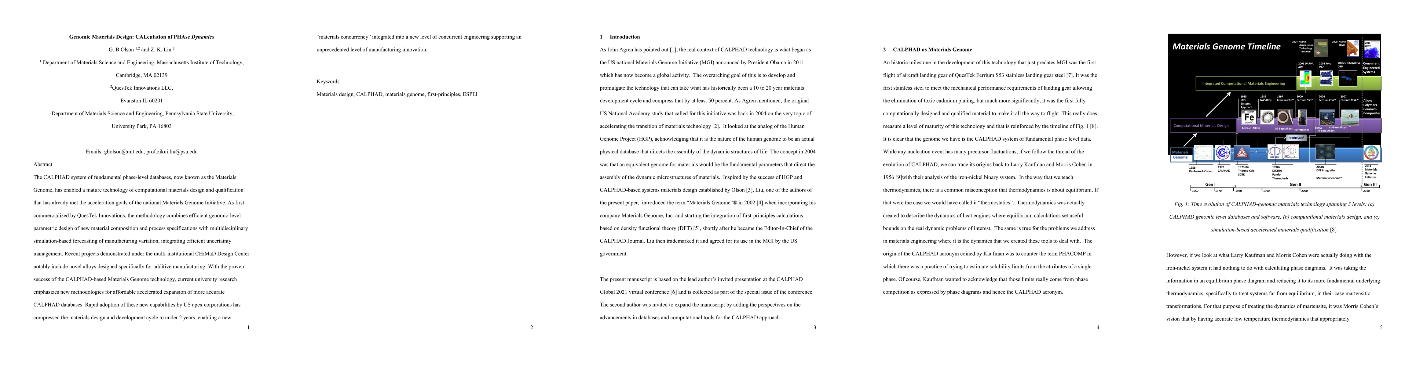 Thumbnail for Genomic Materials Design: CALculation of PHAse Dynamics