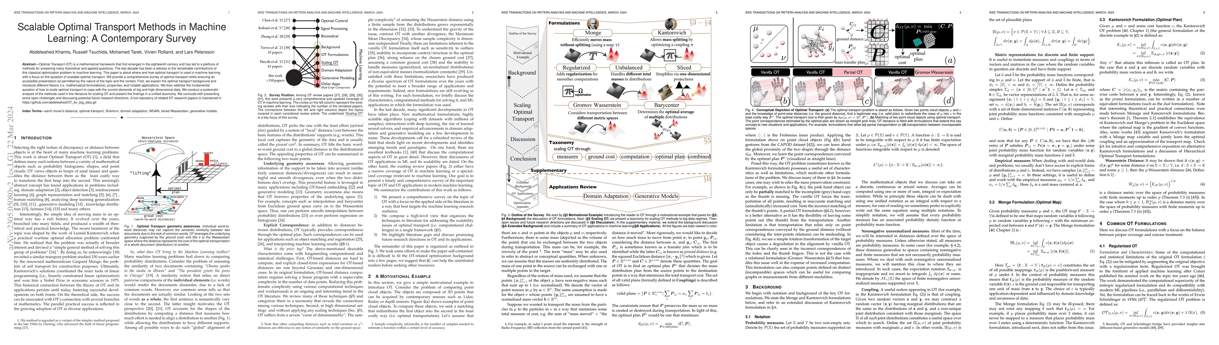 Thumbnail for Scalable Optimal Transport Methods in Machine Learning: A Contemporary
  Survey
