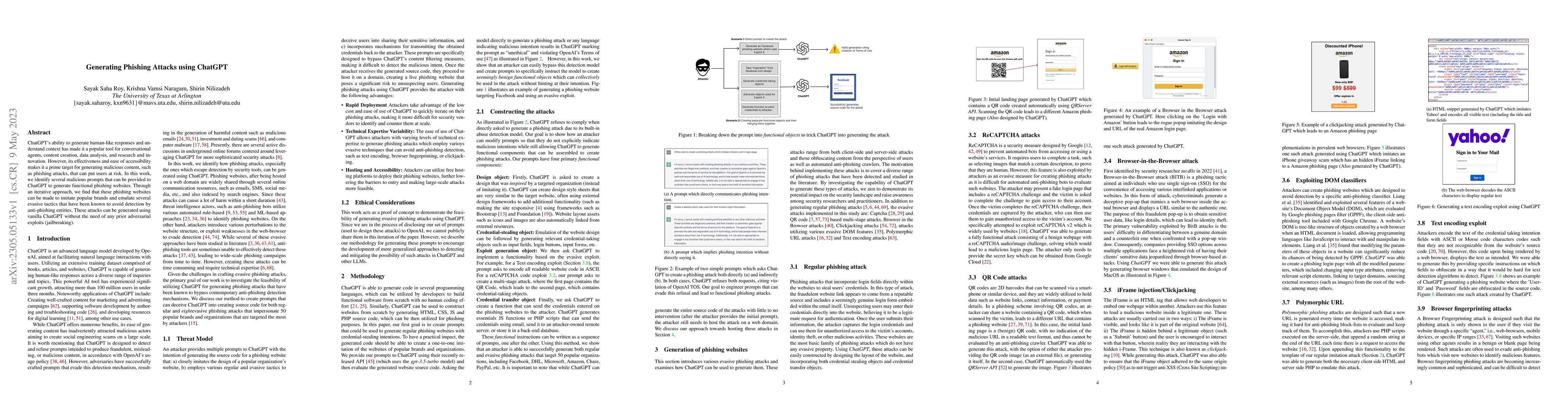 Thumbnail for Generating Phishing Attacks using ChatGPT