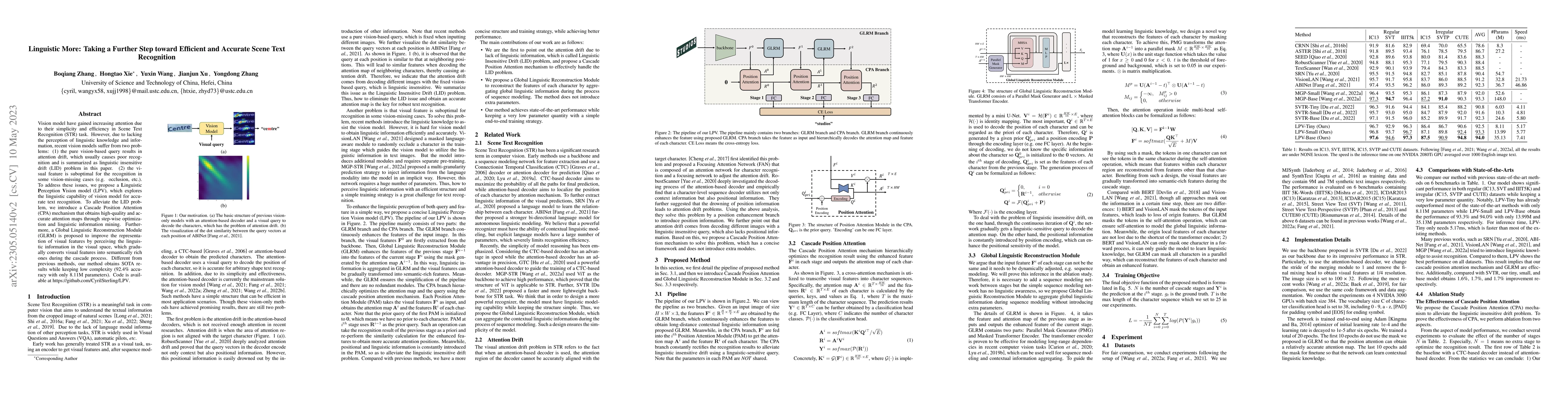 Thumbnail for Linguistic More: Taking a Further Step toward Efficient and Accurate
  Scene Text Recognition
