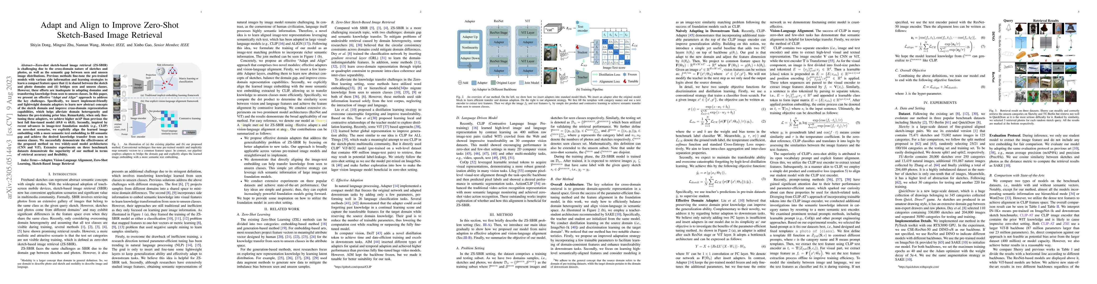 Thumbnail for Adapt and Align to Improve Zero-Shot Sketch-Based Image Retrieval