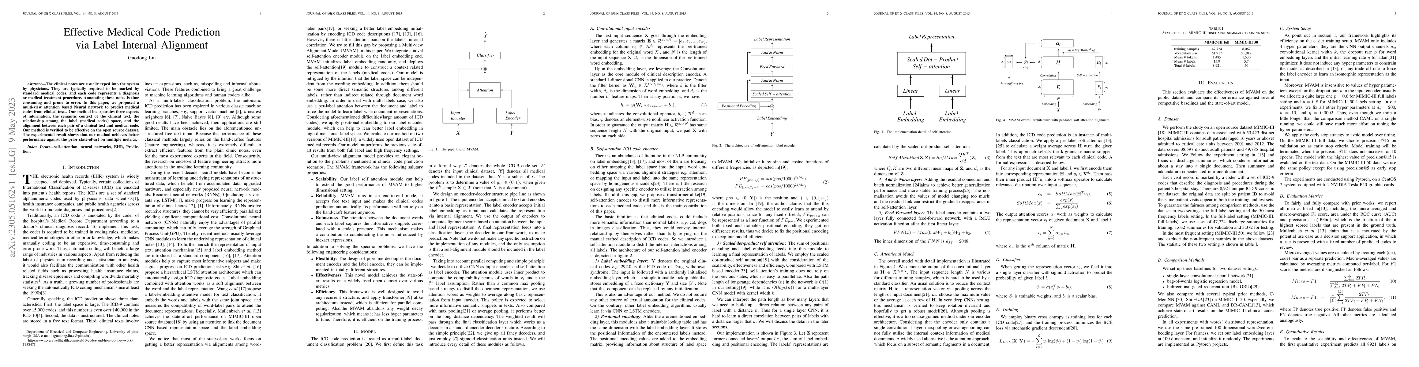 Thumbnail for Effective Medical Code Prediction via Label Internal Alignment