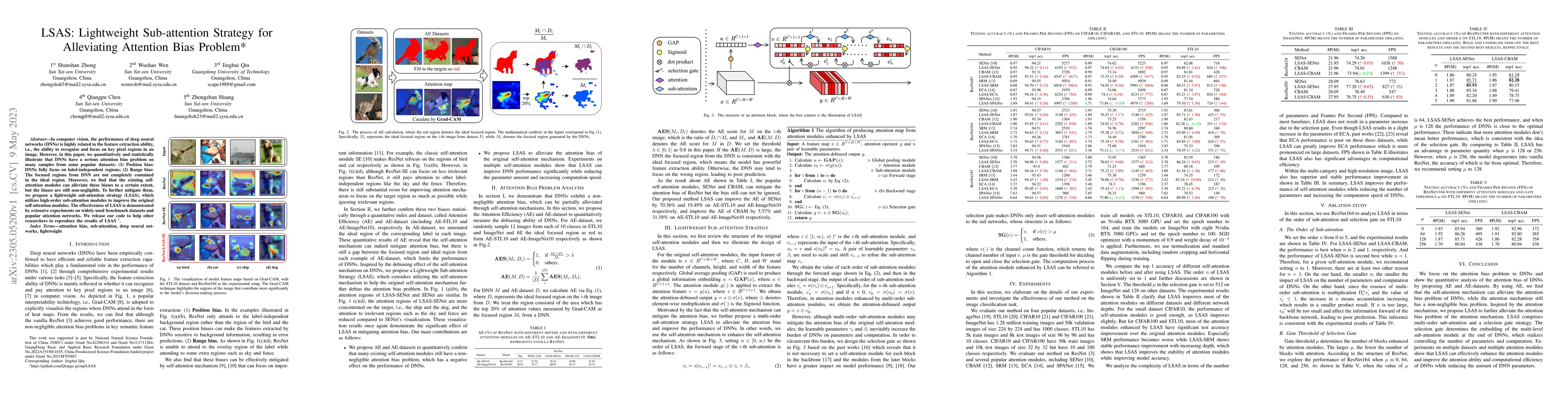 Thumbnail for LSAS: Lightweight Sub-attention Strategy for Alleviating Attention Bias
  Problem