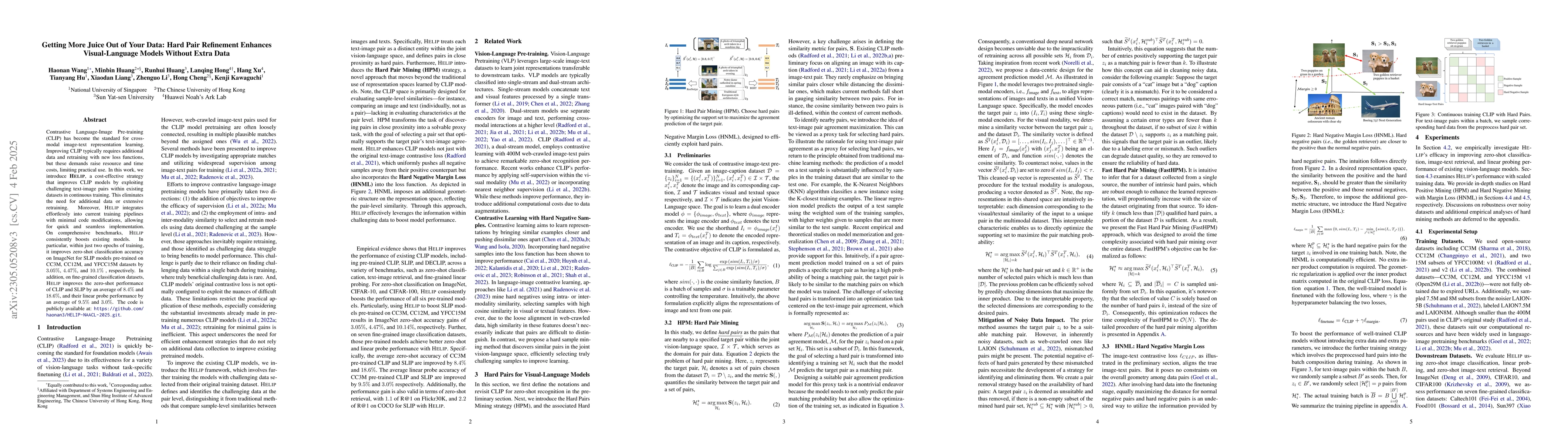 Thumbnail for Boosting Visual-Language Models by Exploiting Hard Samples