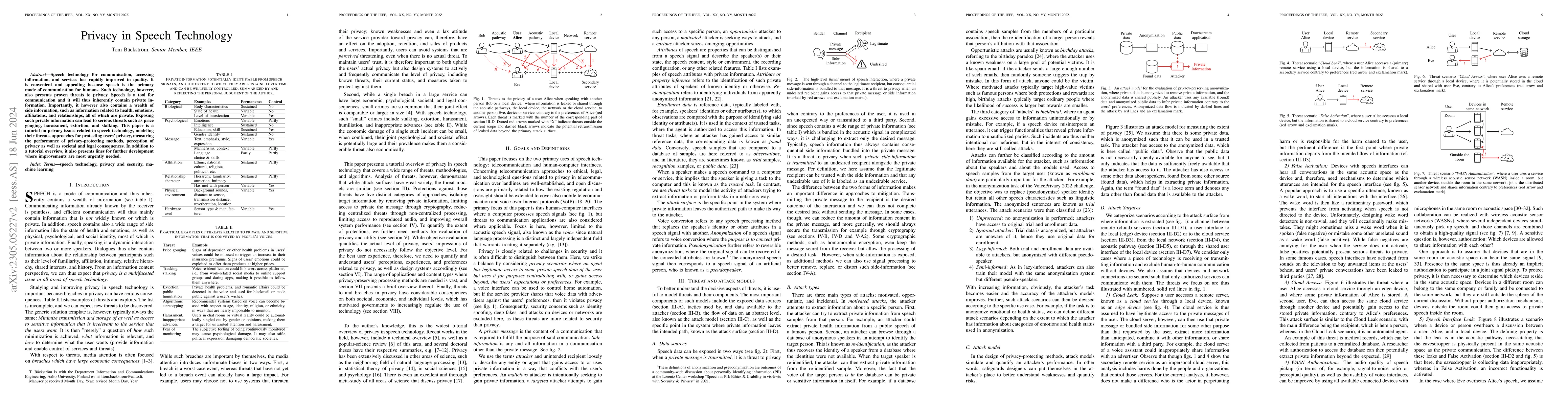 Thumbnail for Privacy in Speech Technology