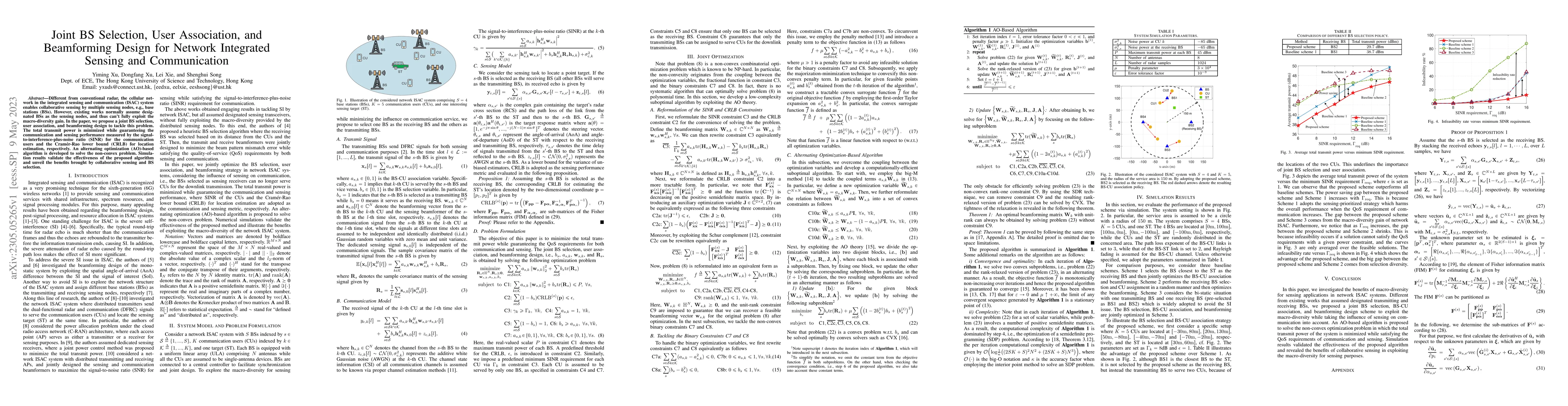 Thumbnail for Joint BS Selection, User Association, and Beamforming Design for Network
  Integrated Sensing and Communication