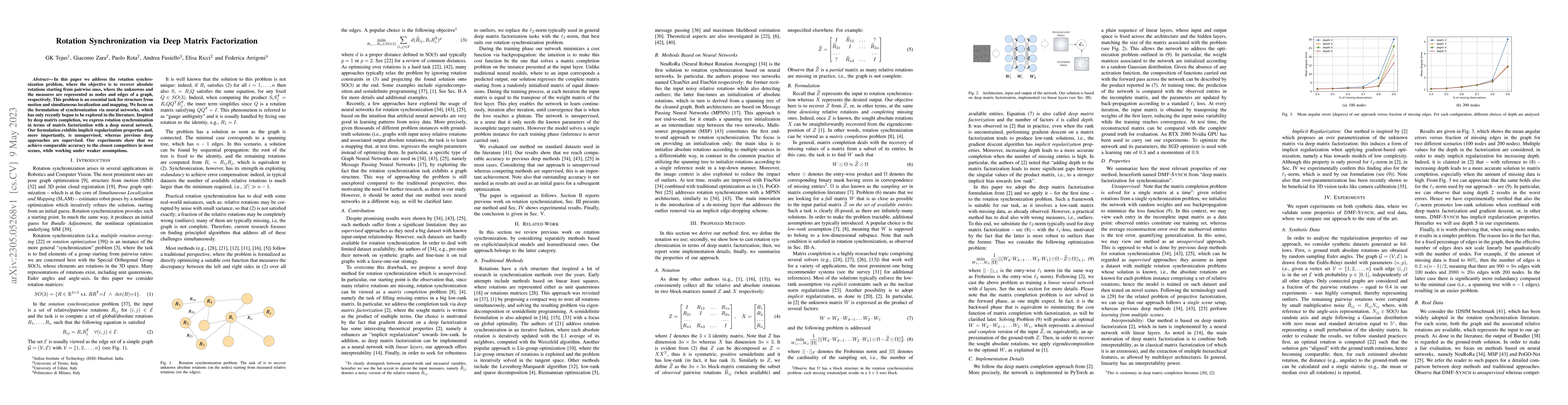 Thumbnail for Rotation Synchronization via Deep Matrix Factorization