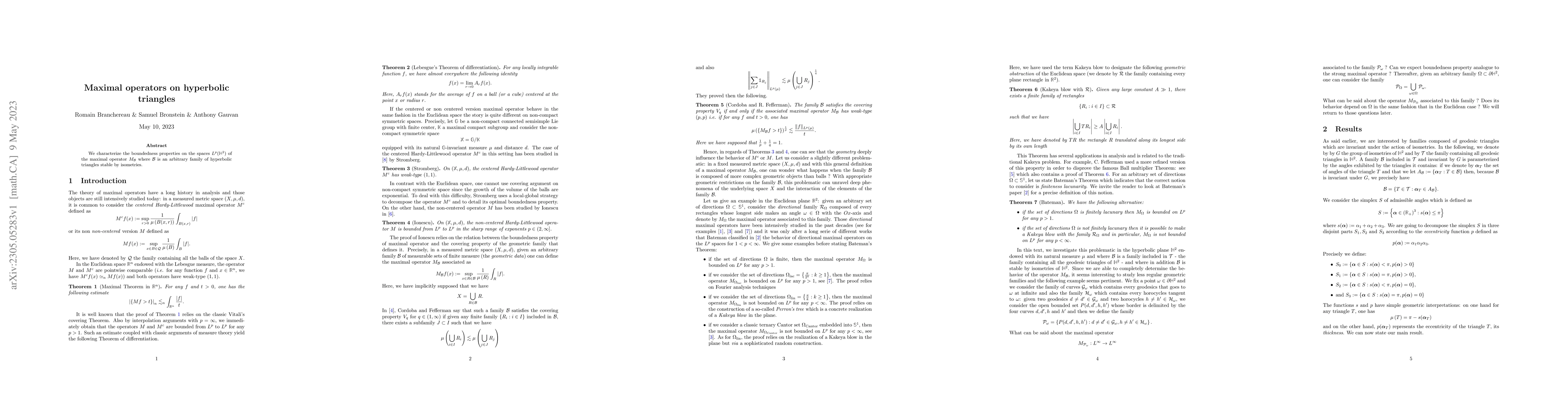 Thumbnail for Maximal operators on hyperbolic triangles