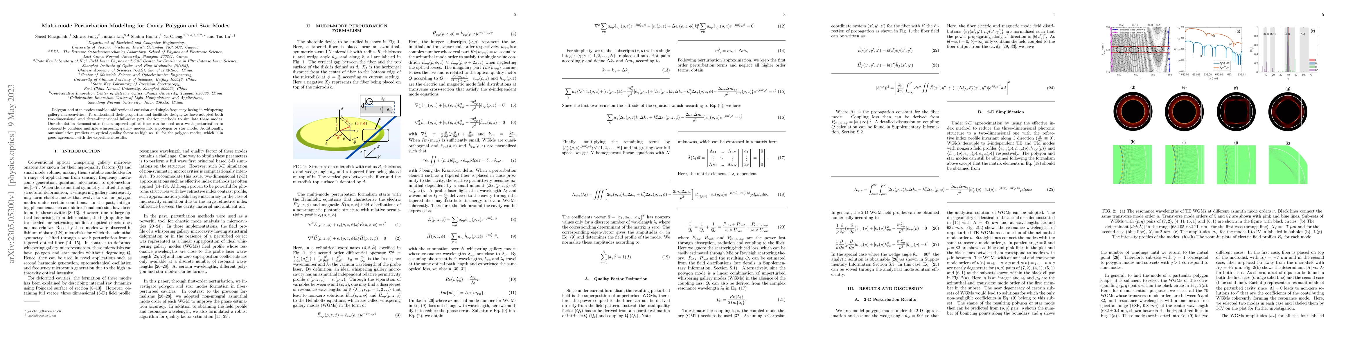 Thumbnail for Multi-mode Perturbation Modelling for Cavity Polygon and Star Modes