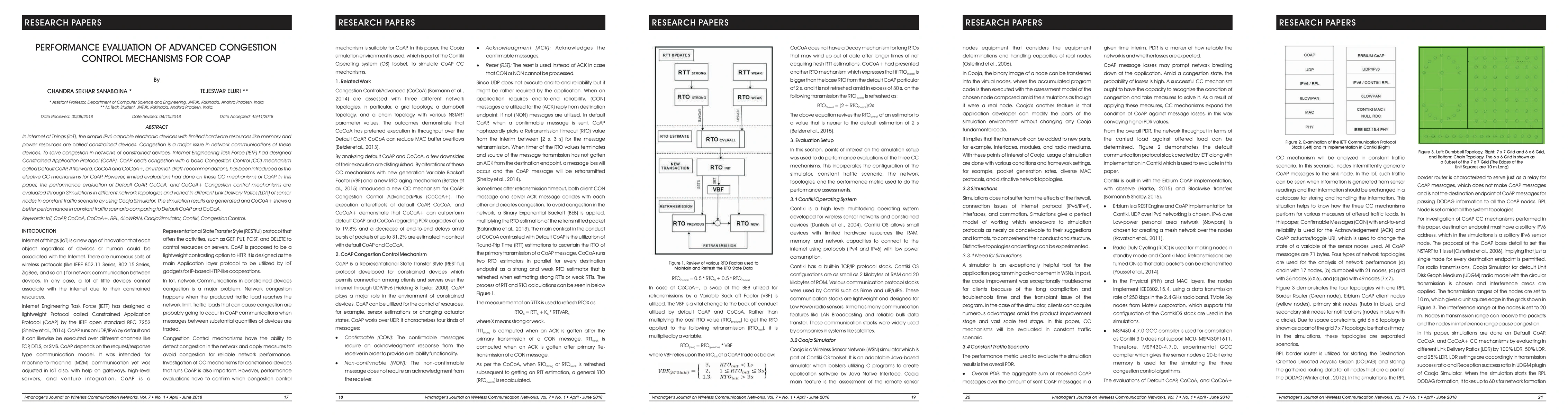 Thumbnail for Performance Evaluation of Advanced Congestion Control Mechanisms for
  COAP