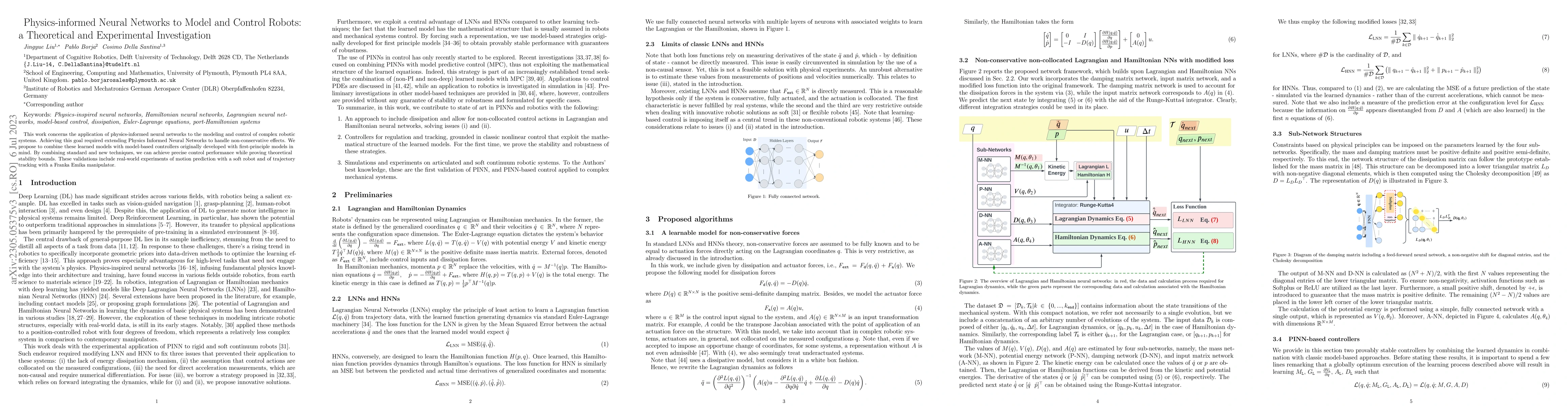 Thumbnail for Physics-informed Neural Networks to Model and Control Robots: a
  Theoretical and Experimental Investigation