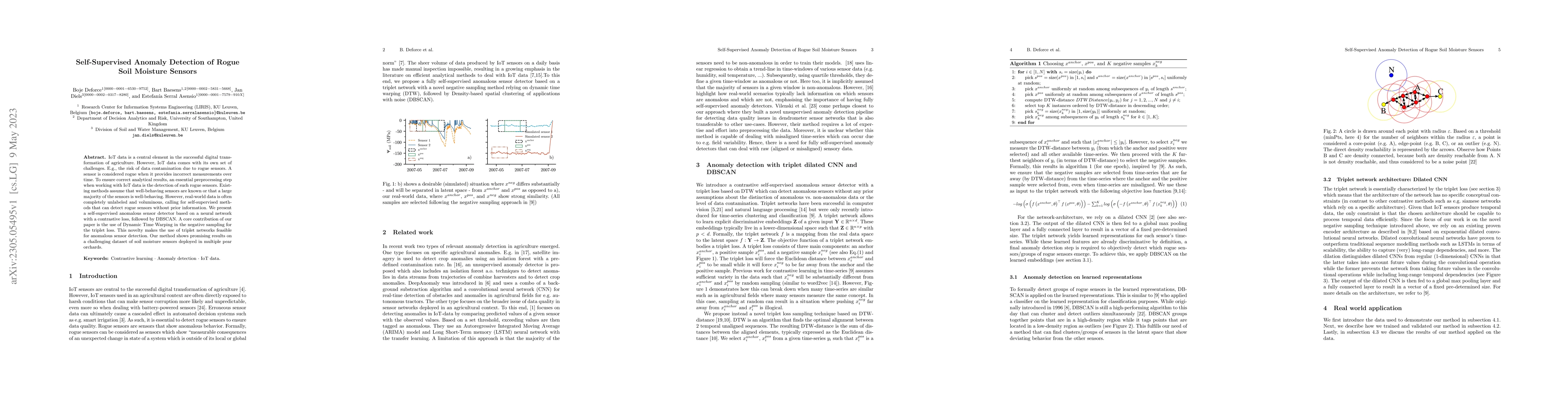 Thumbnail for Self-Supervised Anomaly Detection of Rogue Soil Moisture Sensors