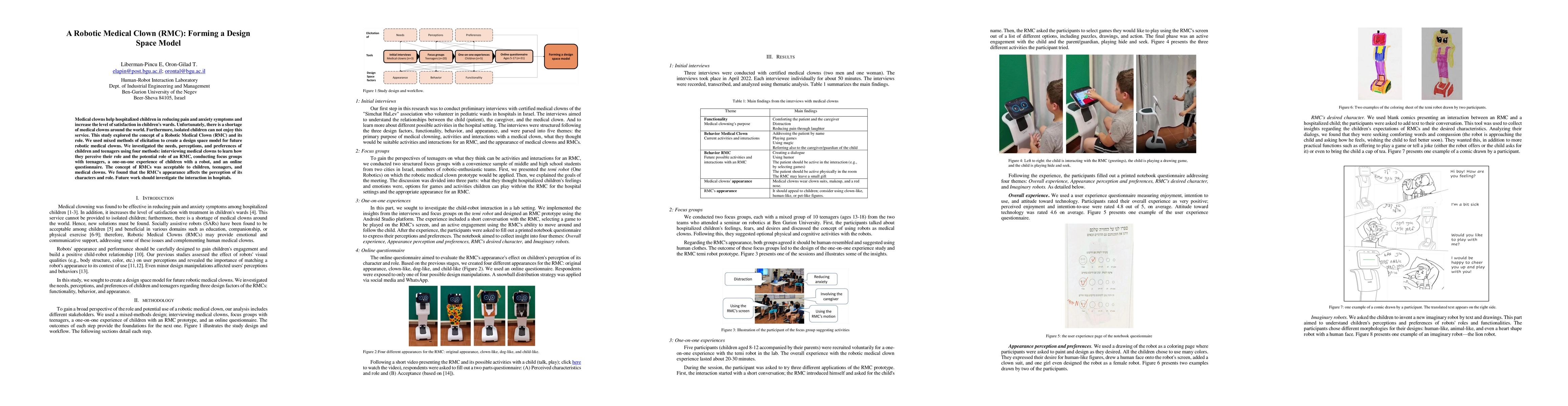 Thumbnail for A Robotic Medical Clown (RMC): Forming a Design Space Model