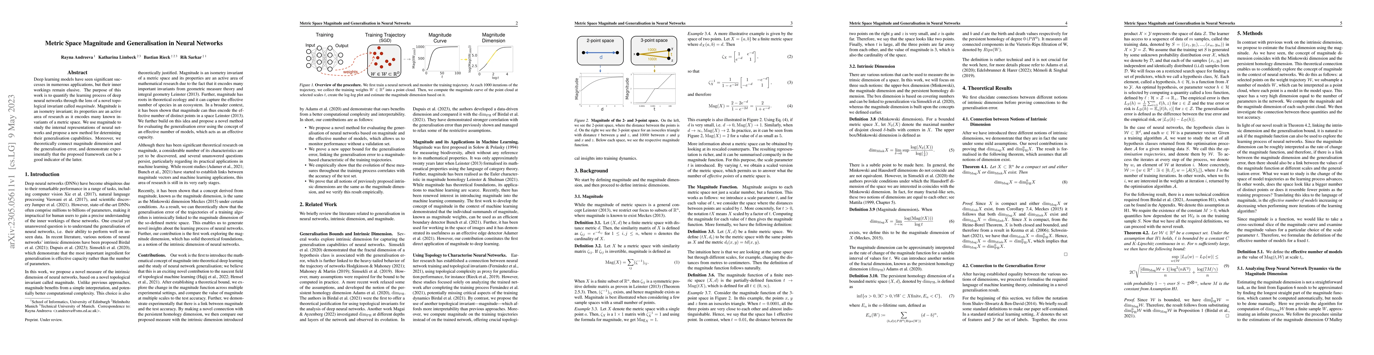 Thumbnail for Metric Space Magnitude and Generalisation in Neural Networks