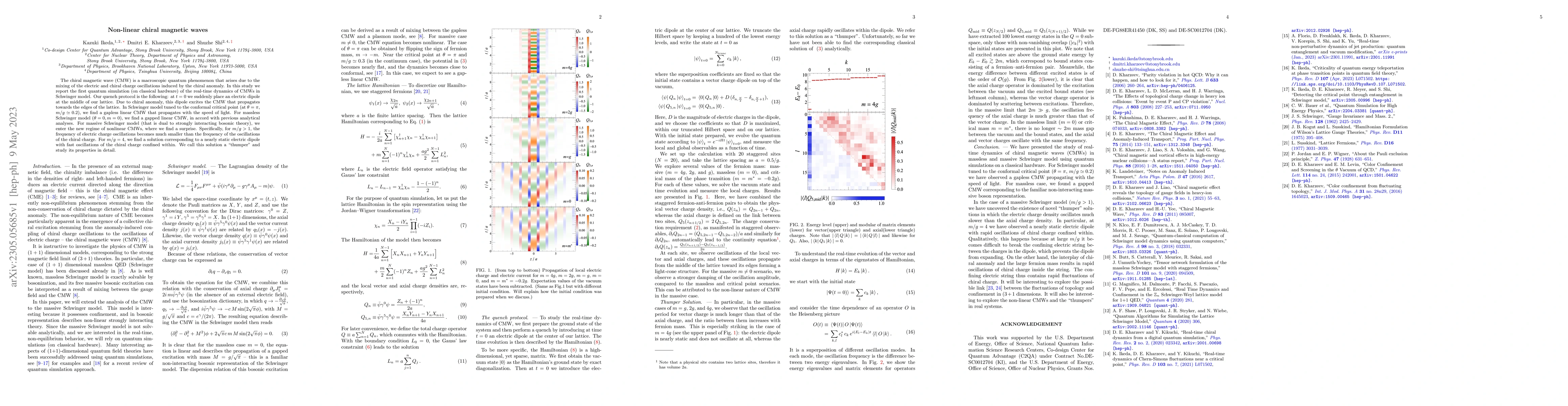 Thumbnail for Non-linear chiral magnetic waves
