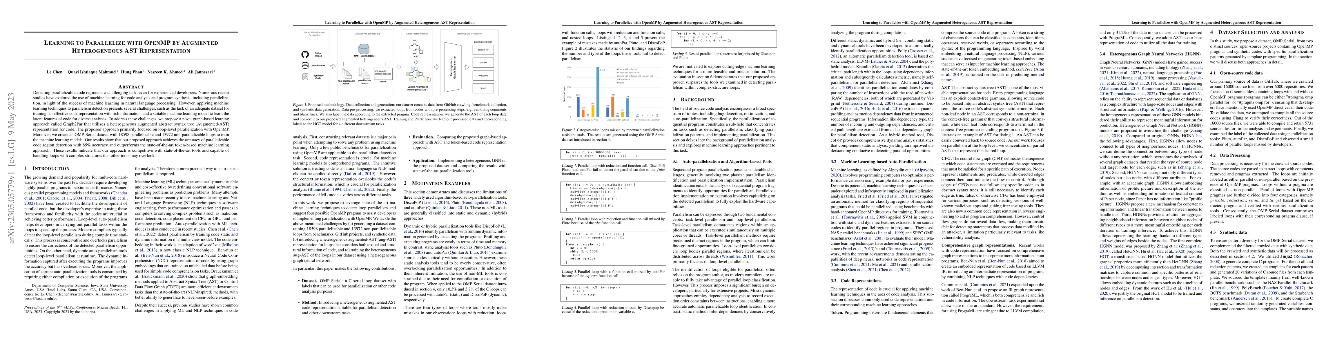 Thumbnail for Learning to Parallelize with OpenMP by Augmented Heterogeneous AST
  Representation