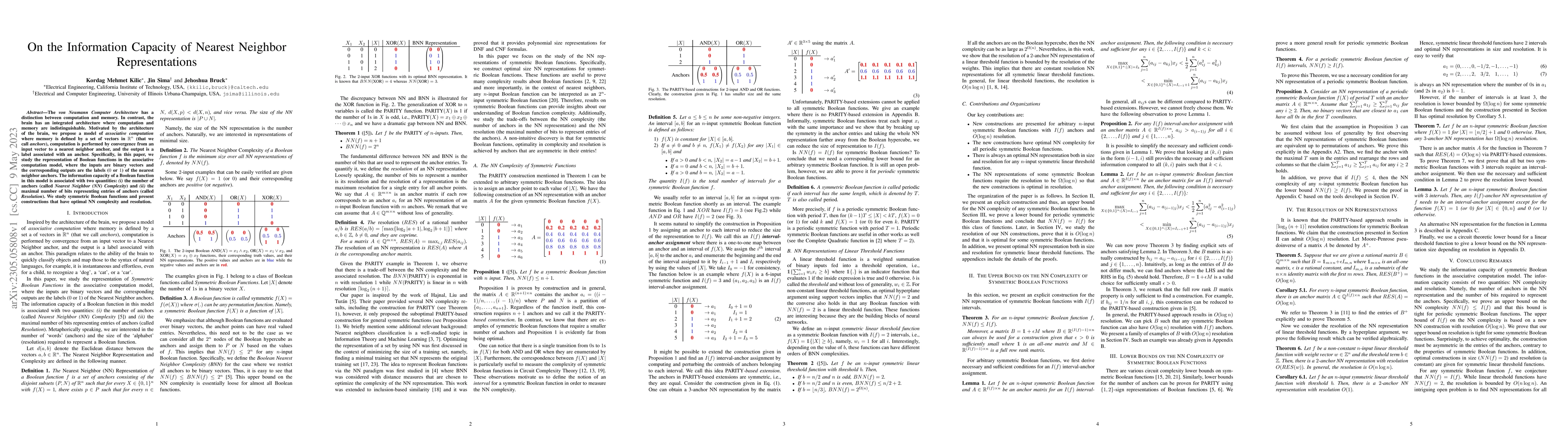 Thumbnail for On the Information Capacity of Nearest Neighbor Representations