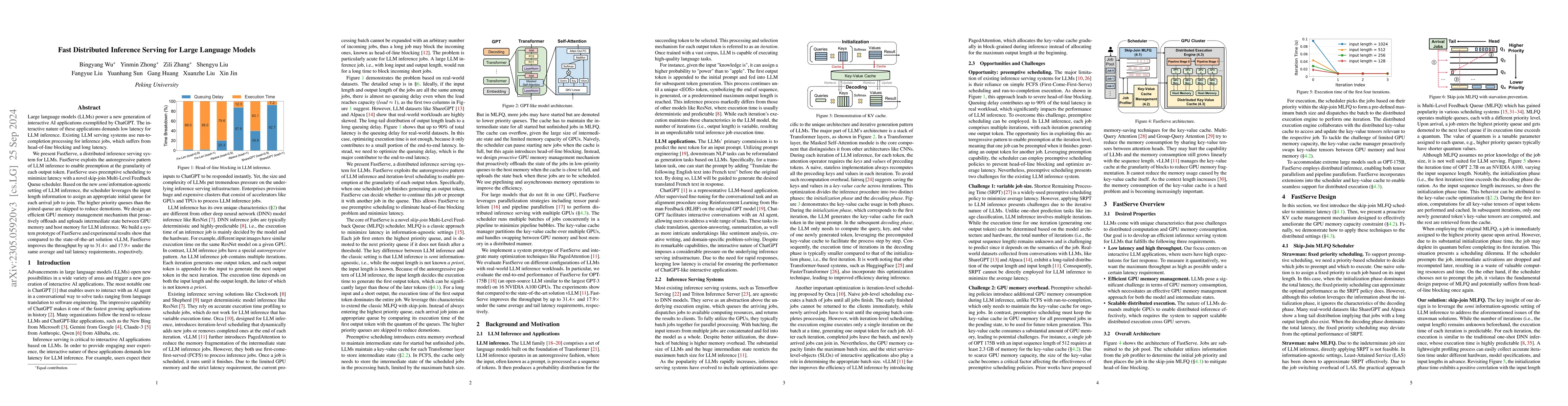 Thumbnail for Fast Distributed Inference Serving for Large Language Models