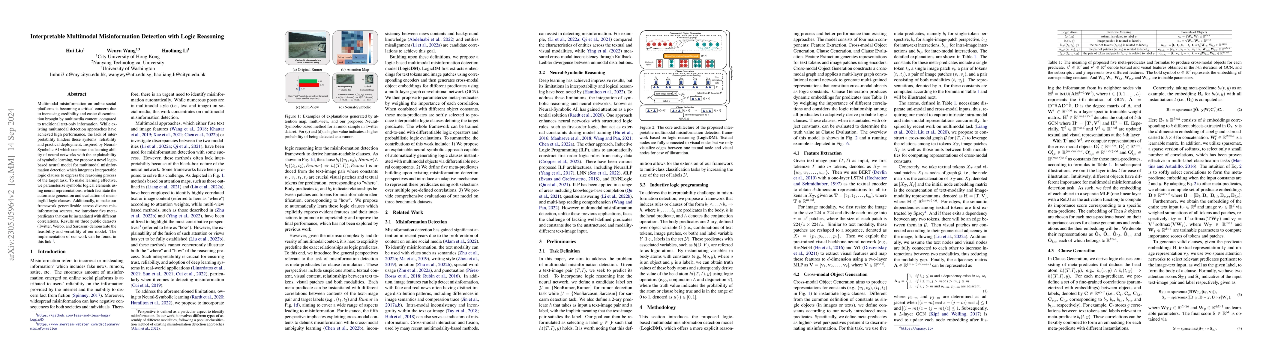 Thumbnail for Interpretable Multimodal Misinformation Detection with Logic Reasoning