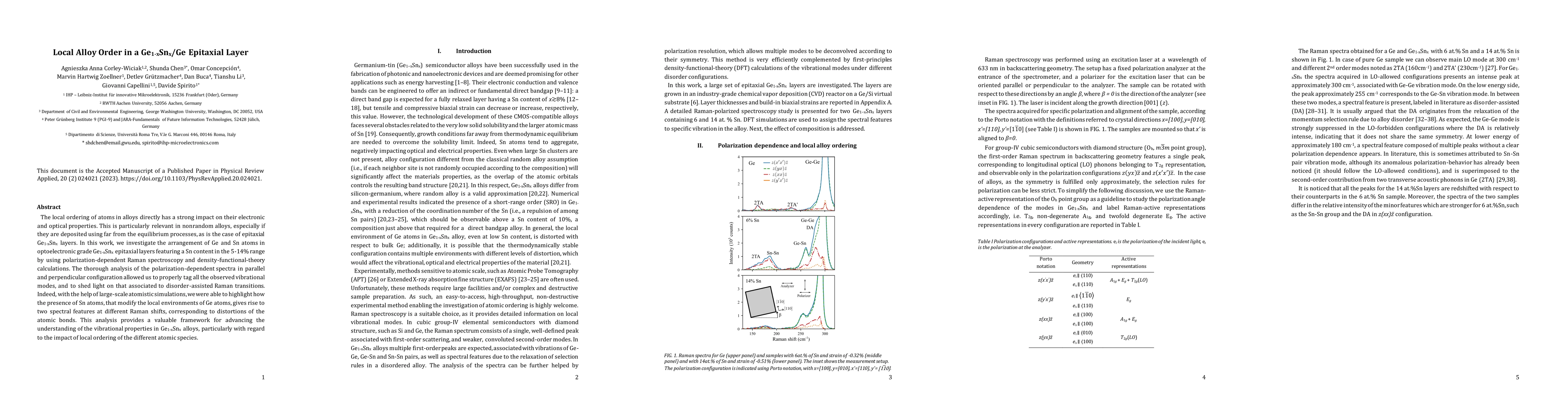 Thumbnail for Local Alloy Order in a Ge1-xSnx/Ge Epitaxial Layer