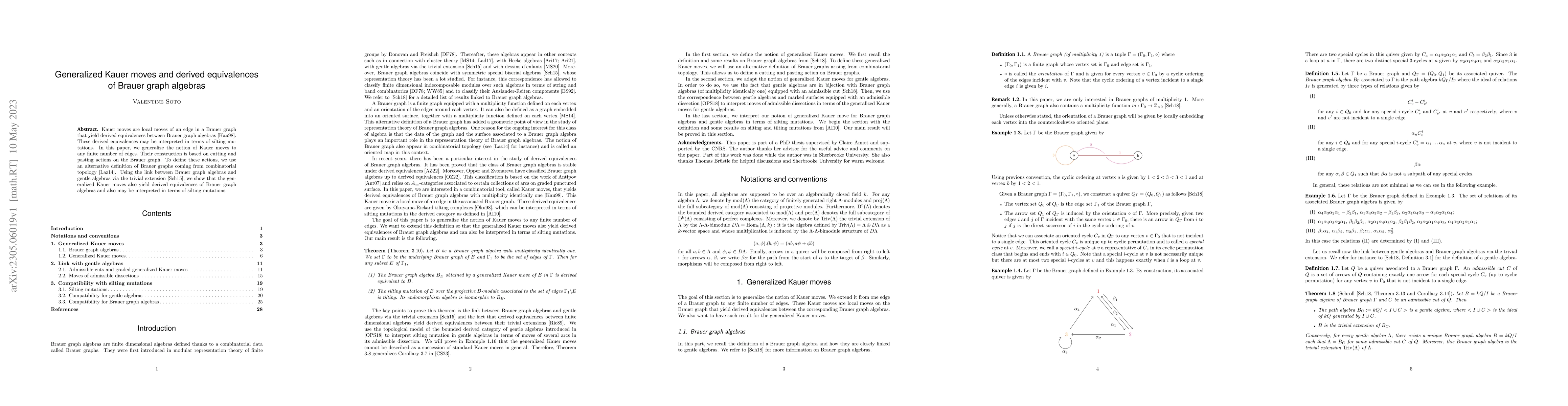 Thumbnail for Generalized Kauer moves and derived equivalences of Brauer graph
  algebras