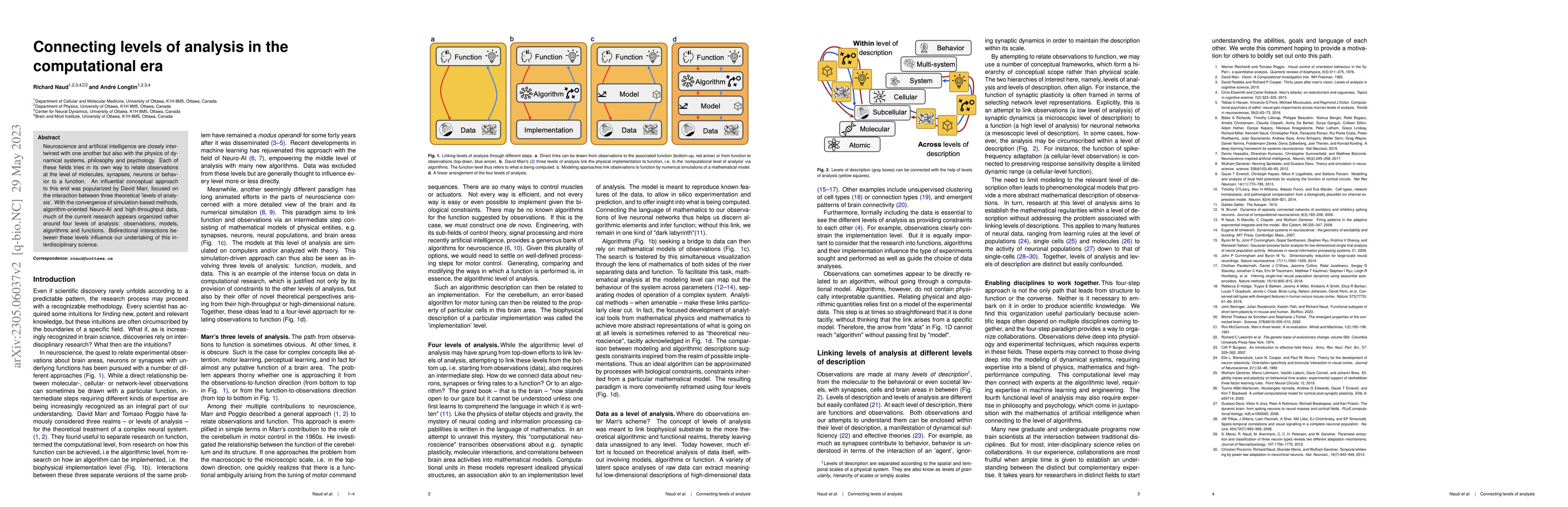 Thumbnail for Connecting levels of analysis in the computational era