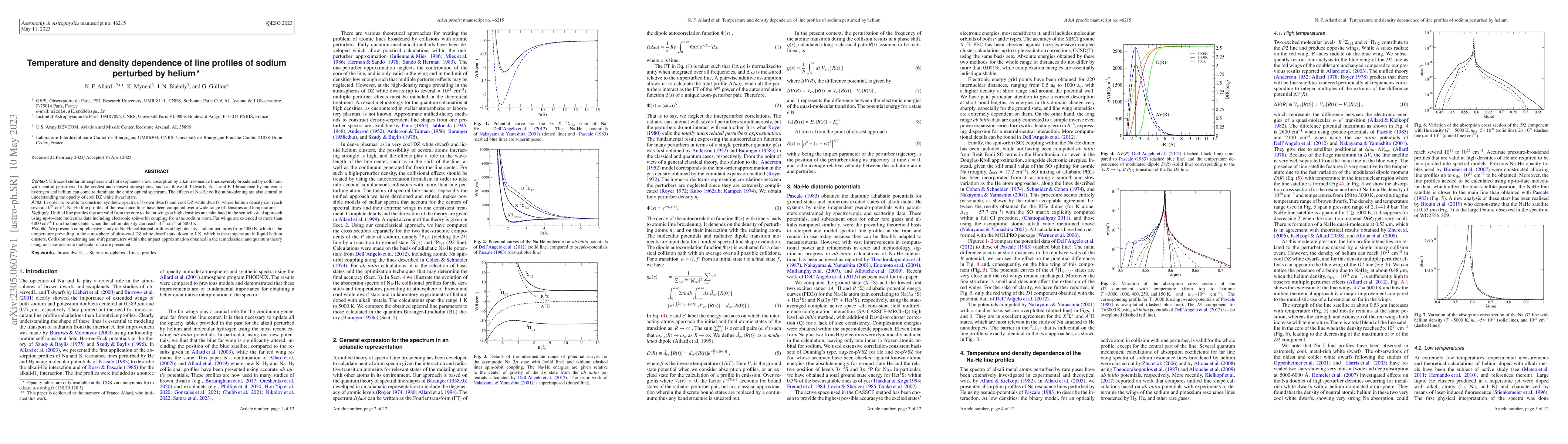 Thumbnail for Temperature and density dependence of line profiles of sodium perturbed
  by helium