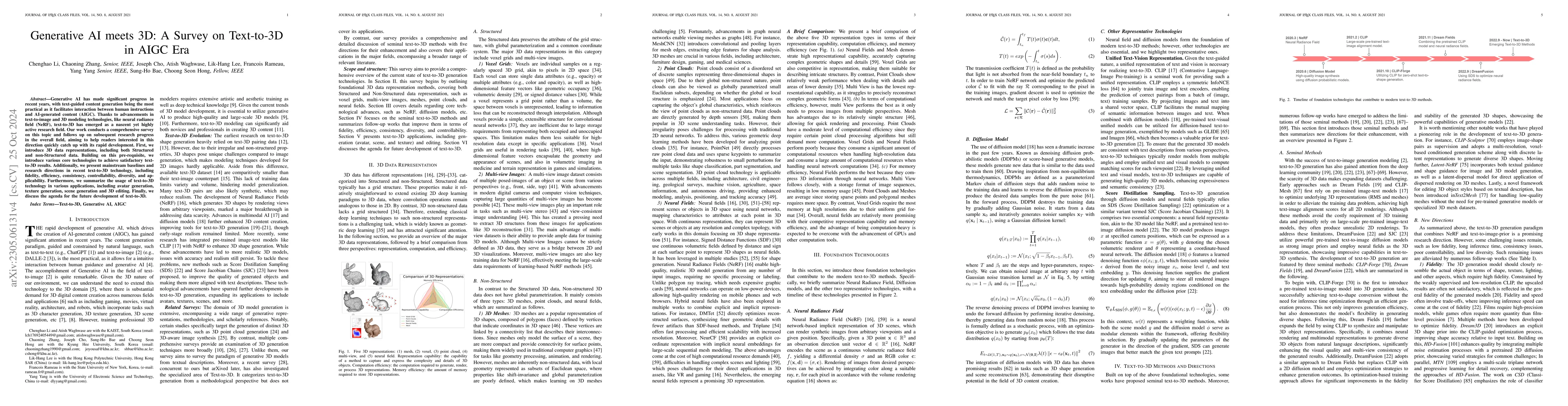 Thumbnail for Generative AI meets 3D: A Survey on Text-to-3D in AIGC Era