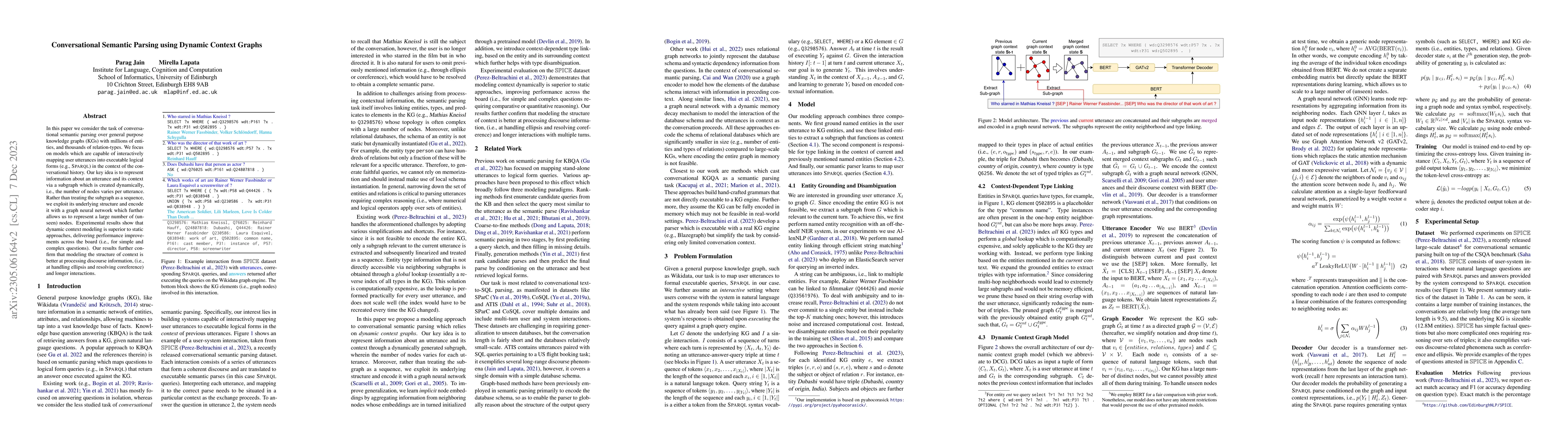 Thumbnail for Conversational Semantic Parsing using Dynamic Context Graphs