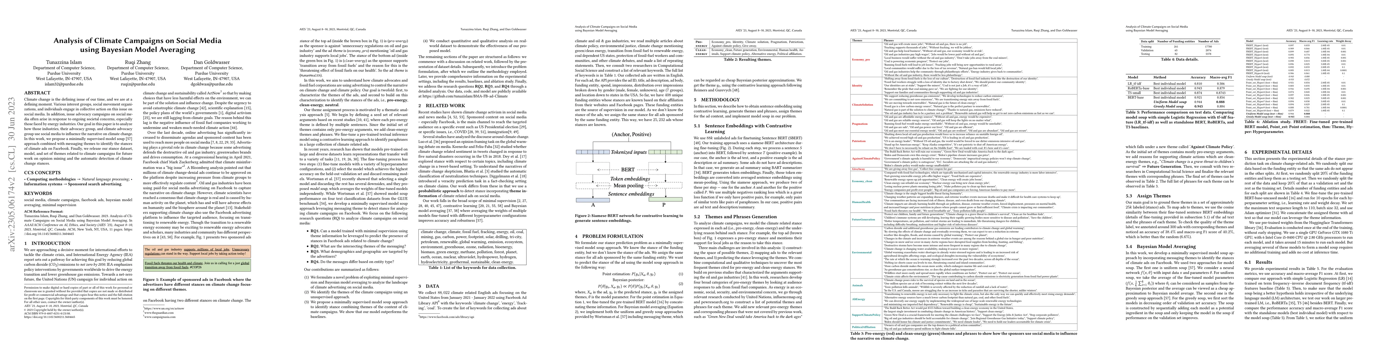 Thumbnail for Analysis of Climate Campaigns on Social Media using Bayesian Model
  Averaging