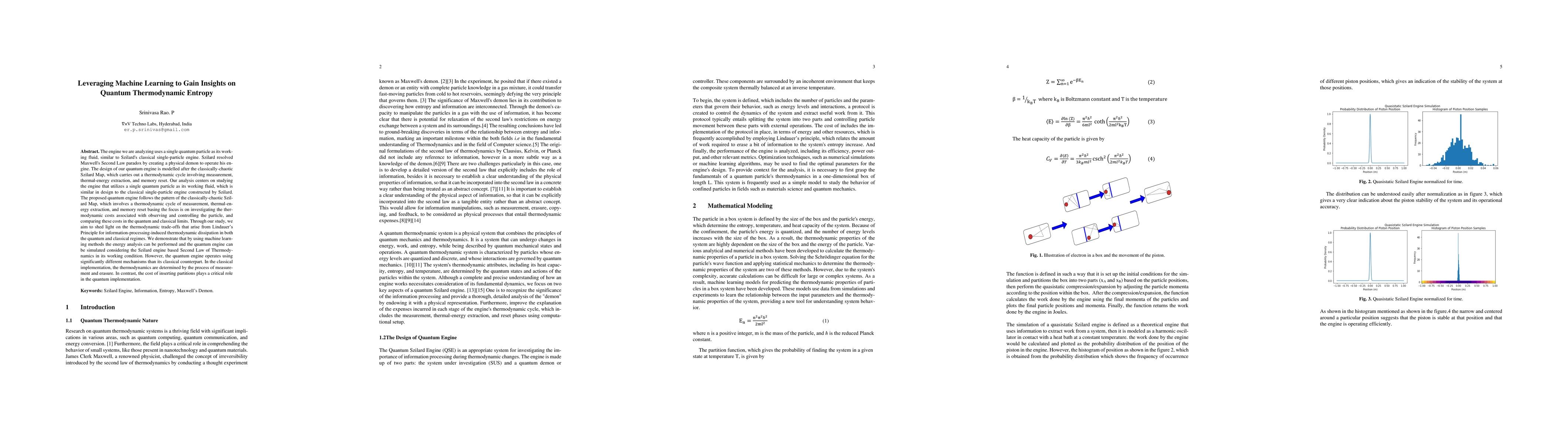 Thumbnail for Leveraging Machine Learning to Gain Insights on Quantum Thermodynamic
  Entropy