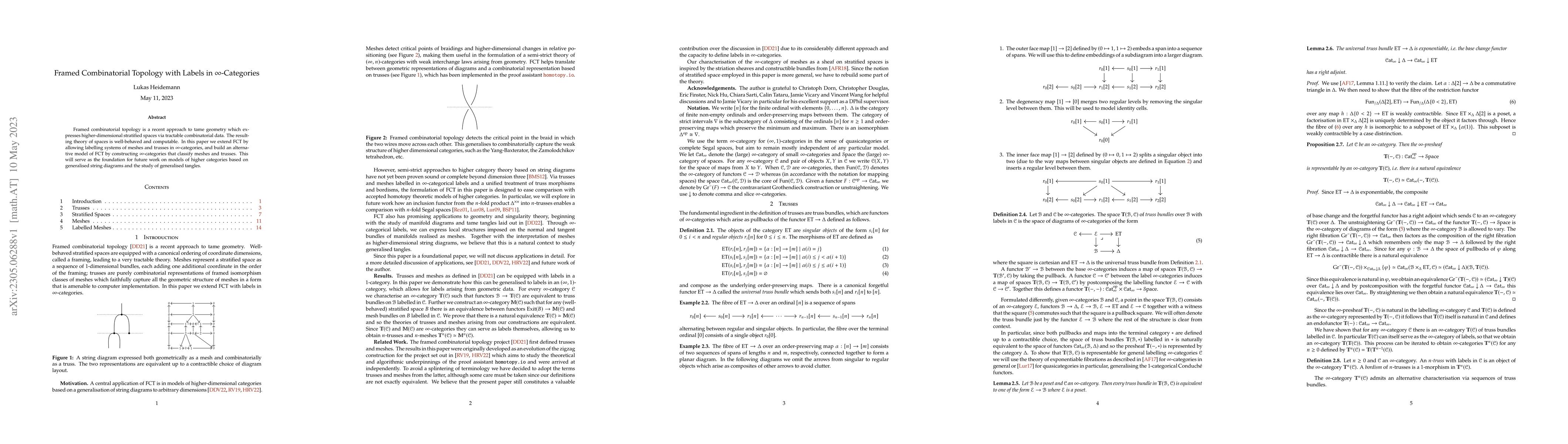 Thumbnail for Framed Combinatorial Topology with Labels in $\infty$-Categories